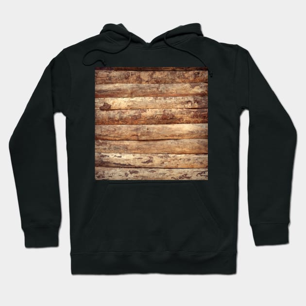 primitive woodland western country log cabin firewood Hoodie by Tina